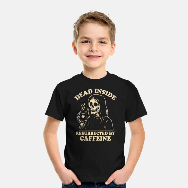 Resurrected By Caffeine-Youth-Basic-Tee-Nemons