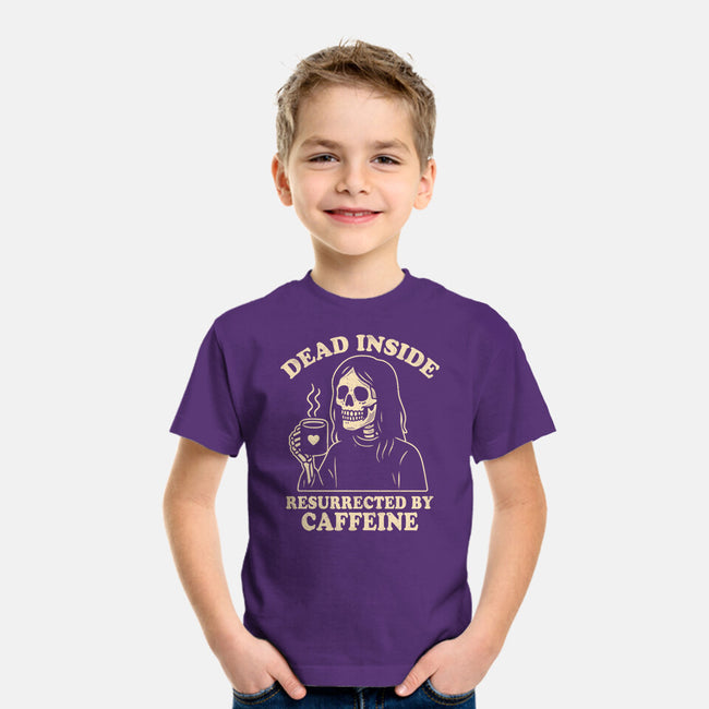 Resurrected By Caffeine-Youth-Basic-Tee-Nemons