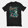 Coffee Mermaid-Womens-Fitted-Tee-Nemons