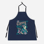 Coffee Mermaid-Unisex-Kitchen-Apron-Nemons