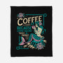 Coffee Mermaid-None-Fleece-Blanket-Nemons