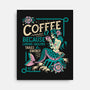 Coffee Mermaid-None-Stretched-Canvas-Nemons