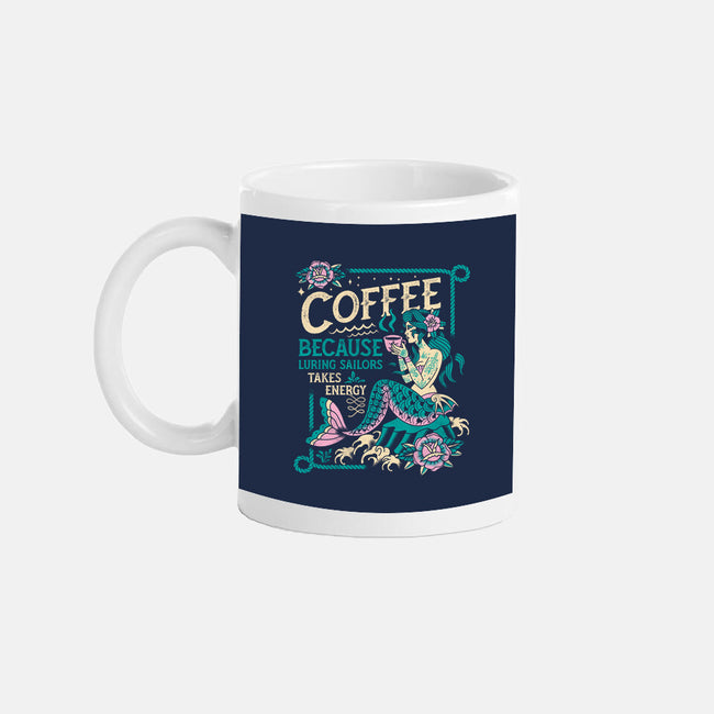 Coffee Mermaid-None-Mug-Drinkware-Nemons
