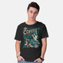 Coffee Mermaid-Mens-Basic-Tee-Nemons