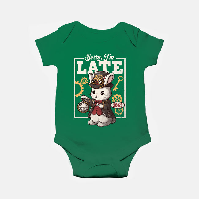 Steampunk White Rabbit-Baby-Basic-Onesie-NemiMakeit