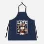 Steampunk White Rabbit-Unisex-Kitchen-Apron-NemiMakeit