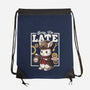 Steampunk White Rabbit-None-Drawstring-Bag-NemiMakeit
