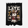Steampunk White Rabbit-None-Polyester-Shower Curtain-NemiMakeit