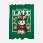 Steampunk White Rabbit-None-Polyester-Shower Curtain-NemiMakeit