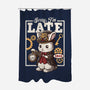 Steampunk White Rabbit-None-Polyester-Shower Curtain-NemiMakeit