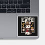 Steampunk White Rabbit-None-Glossy-Sticker-NemiMakeit