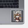 Steampunk White Rabbit-None-Glossy-Sticker-NemiMakeit