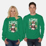 Steampunk White Rabbit-Unisex-Crew Neck-Sweatshirt-NemiMakeit