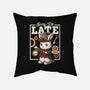 Steampunk White Rabbit-None-Removable Cover w Insert-Throw Pillow-NemiMakeit
