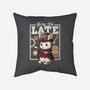 Steampunk White Rabbit-None-Removable Cover w Insert-Throw Pillow-NemiMakeit