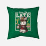 Steampunk White Rabbit-None-Removable Cover w Insert-Throw Pillow-NemiMakeit