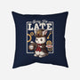 Steampunk White Rabbit-None-Removable Cover w Insert-Throw Pillow-NemiMakeit