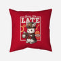 Steampunk White Rabbit-None-Removable Cover w Insert-Throw Pillow-NemiMakeit