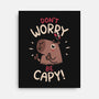 Don't Worry Be Capy-None-Stretched-Canvas-rarpoint