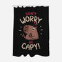 Don't Worry Be Capy-None-Polyester-Shower Curtain-rarpoint