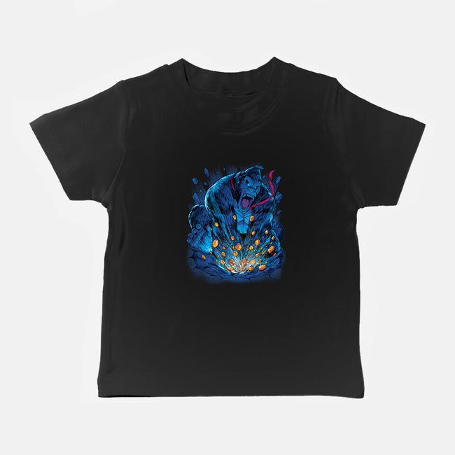 Gold Gorilla-Baby-Basic-Tee-Bruno Mota