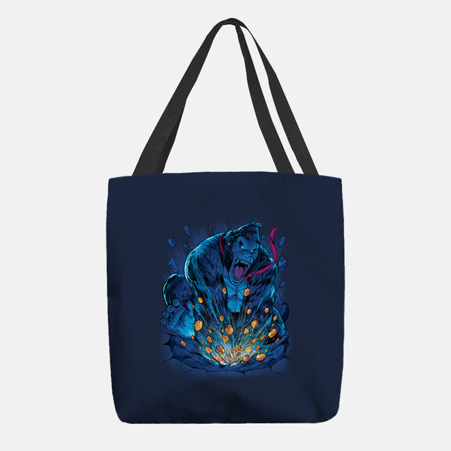 Gold Gorilla-None-Basic Tote-Bag-Bruno Mota
