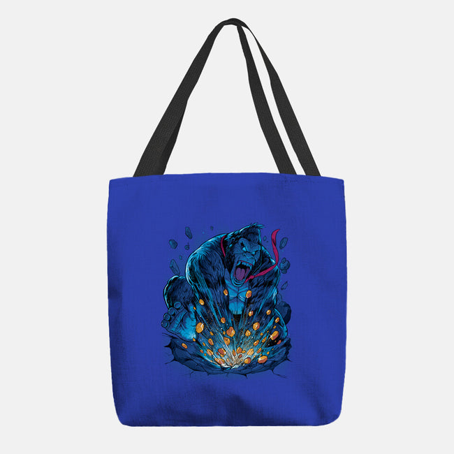 Gold Gorilla-None-Basic Tote-Bag-Bruno Mota