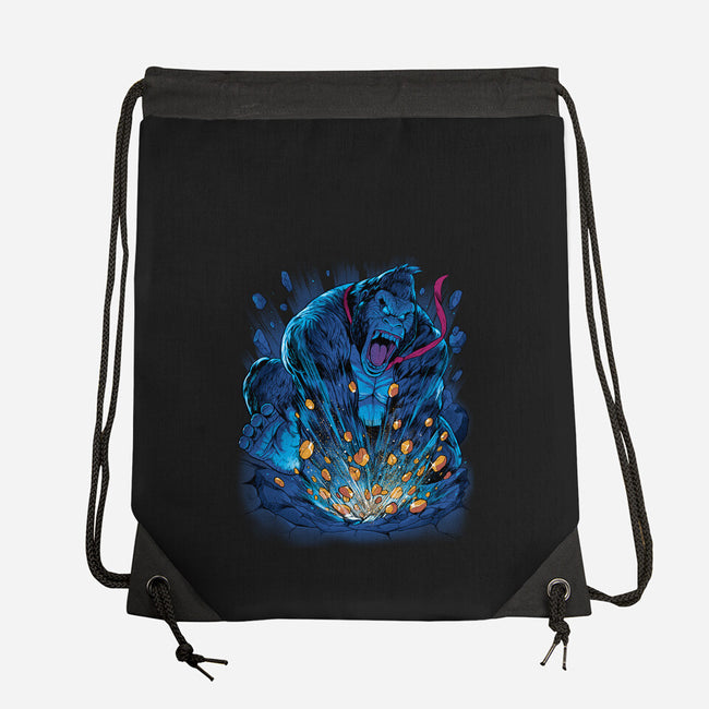 Gold Gorilla-None-Drawstring-Bag-Bruno Mota