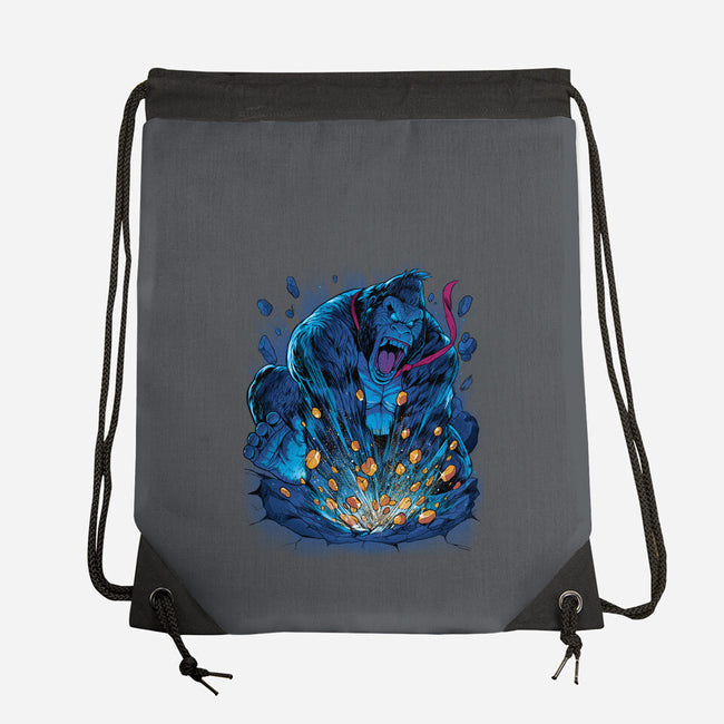 Gold Gorilla-None-Drawstring-Bag-Bruno Mota