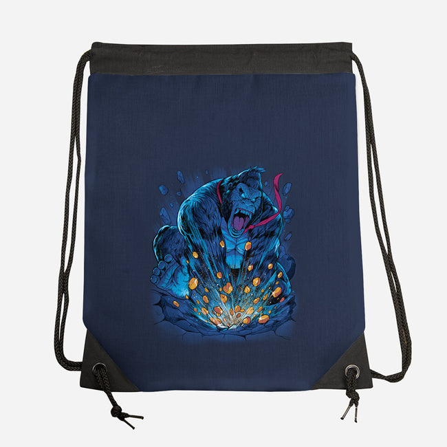 Gold Gorilla-None-Drawstring-Bag-Bruno Mota