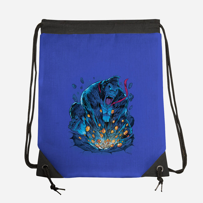 Gold Gorilla-None-Drawstring-Bag-Bruno Mota