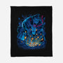 Gold Gorilla-None-Fleece-Blanket-Bruno Mota