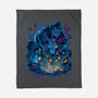 Gold Gorilla-None-Fleece-Blanket-Bruno Mota