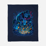 Gold Gorilla-None-Fleece-Blanket-Bruno Mota