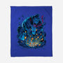 Gold Gorilla-None-Fleece-Blanket-Bruno Mota