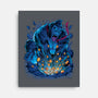Gold Gorilla-None-Stretched-Canvas-Bruno Mota