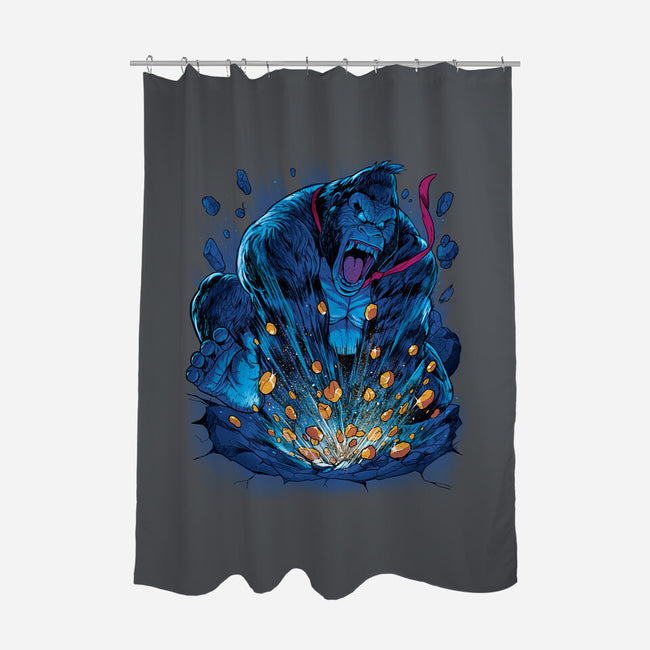 Gold Gorilla-None-Polyester-Shower Curtain-Bruno Mota