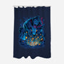 Gold Gorilla-None-Polyester-Shower Curtain-Bruno Mota