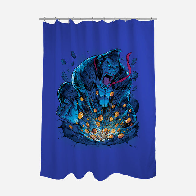 Gold Gorilla-None-Polyester-Shower Curtain-Bruno Mota
