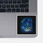Gold Gorilla-None-Glossy-Sticker-Bruno Mota