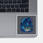 Gold Gorilla-None-Glossy-Sticker-Bruno Mota