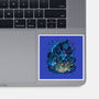 Gold Gorilla-None-Glossy-Sticker-Bruno Mota
