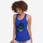 Gold Gorilla-Womens-Racerback-Tank-Bruno Mota