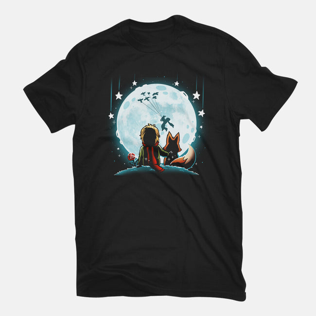 Prince Fox Moon-Unisex-Basic-Tee-Vallina84