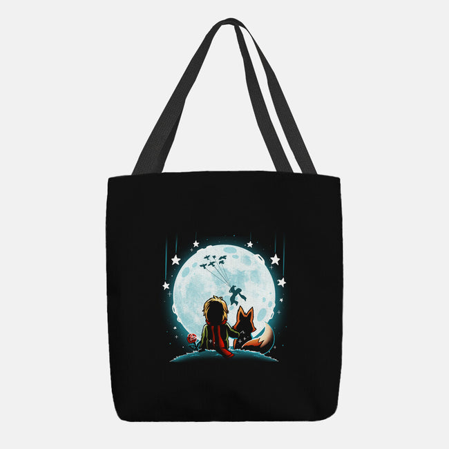 Prince Fox Moon-None-Basic Tote-Bag-Vallina84