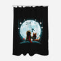 Prince Fox Moon-None-Polyester-Shower Curtain-Vallina84
