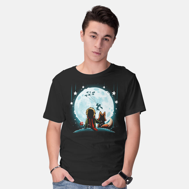 Prince Fox Moon-Mens-Basic-Tee-Vallina84