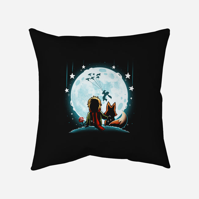 Prince Fox Moon-None-Removable Cover w Insert-Throw Pillow-Vallina84