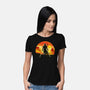 The Mandalorian Knight-Womens-Basic-Tee-kharmazero