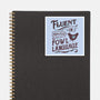 Fluent In Fowl Language-None-Glossy-Sticker-kg07